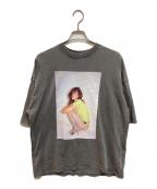 ZARA×DUA LIPAザラ×デュアリパ）の古着「コラボ加工Tシャツ」｜グレー