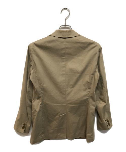 TOMORROW LAND PILGRIM（トゥモローランド ピルグリム）TOMORROW LAND PILGRIM (トゥモローランド ピルグリム) コットンツイル 2Bテーラードジャケット ベージュ サイズ:44の古着・服飾アイテム