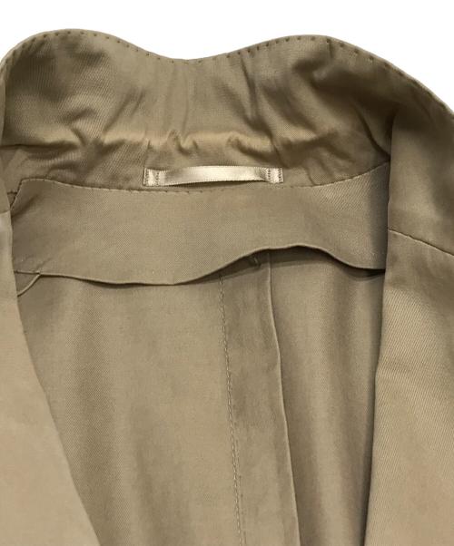 TOMORROW LAND PILGRIM（トゥモローランド ピルグリム）TOMORROW LAND PILGRIM (トゥモローランド ピルグリム) コットンツイル 2Bテーラードジャケット ベージュ サイズ:44の古着・服飾アイテム