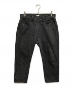 CIOTAシオタ）の古着「ブラックスビンコットン13.5oz テーパードデニム」｜ブラック