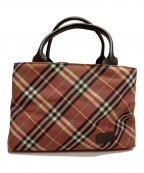 BURBERRY BLUE LABELバーバリーロンドンブルーレーベル）の古着「ハンドバッグ」｜ベージュ