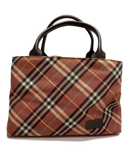 BURBERRY BLUE LABEL（バーバリー ブルー レーベル）BURBERRY BLUE LABEL (バーバリーロンドンブルーレーベル) ハンドバッグ ベージュの古着・服飾アイテム