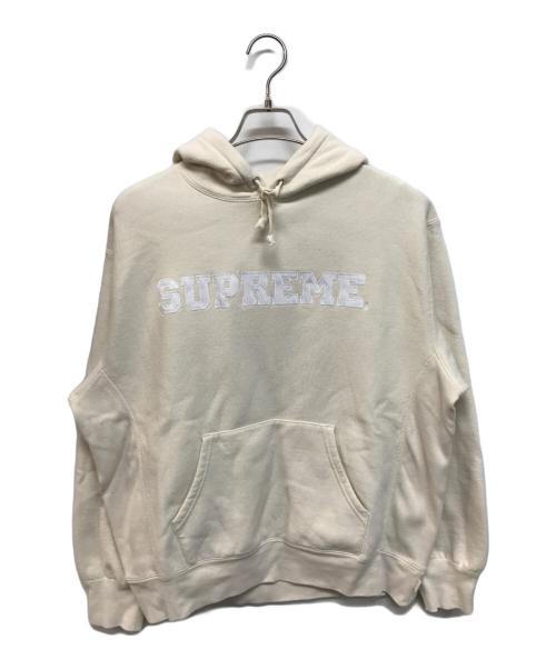 SUPREME（シュプリーム）SUPREME (シュプリーム) Collegiate Hooded Sweatshirt アイボリー サイズ:SIZE Ｍの古着・服飾アイテム