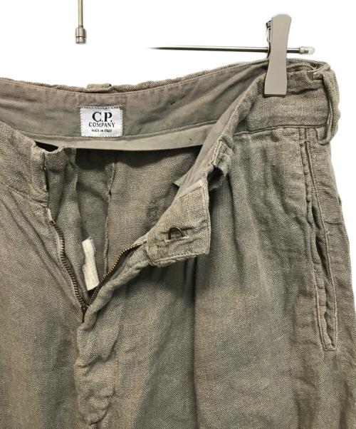 C.P COMPANY（シーピーカンパニー）C.P COMPANY (シーピーカンパニー) リネンパンツ ベージュ サイズ:SIZE 48の古着・服飾アイテム