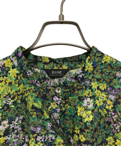 journal standard L'essage（ジャーナルスタンダード レサージュ）journal standard L'essage (ジャーナルスタンダード レサージュ) タックスリーブシャツ グリーン サイズ:-の古着・服飾アイテム