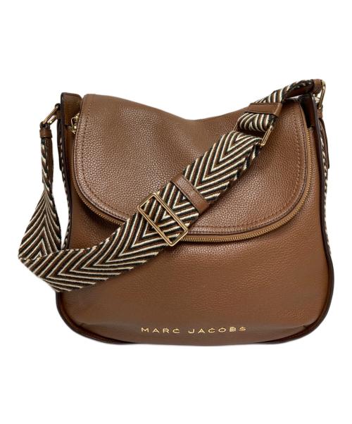 MARC JACOBS（マークジェイコブズ）MARC JACOBS (マーク ジェイコブス) Groove Hobo Webbingレザーショルダーバッグ ブラウンの古着・服飾アイテム