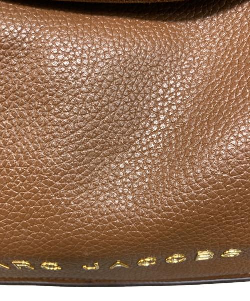 MARC JACOBS（マークジェイコブズ）MARC JACOBS (マーク ジェイコブス) Groove Hobo Webbingレザーショルダーバッグ ブラウンの古着・服飾アイテム