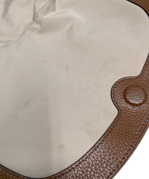 MARC JACOBS（マークジェイコブズ）MARC JACOBS (マーク ジェイコブス) Groove Hobo Webbingレザーショルダーバッグ ブラウンの古着・服飾アイテム