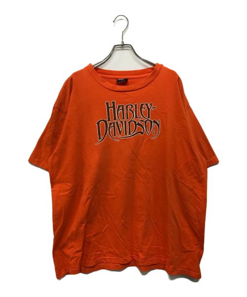 HARLEY-DAVIDSON（ハーレーダビッドソン）HARLEY-DAVIDSON (ハーレーダビッドソン) Tシャツ オレンジ サイズ:XXLの古着・服飾アイテム