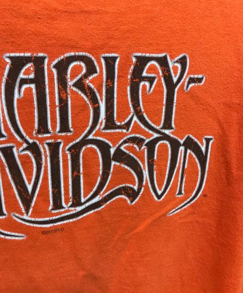 HARLEY-DAVIDSON（ハーレーダビッドソン）HARLEY-DAVIDSON (ハーレーダビッドソン) Tシャツ オレンジ サイズ:XXLの古着・服飾アイテム