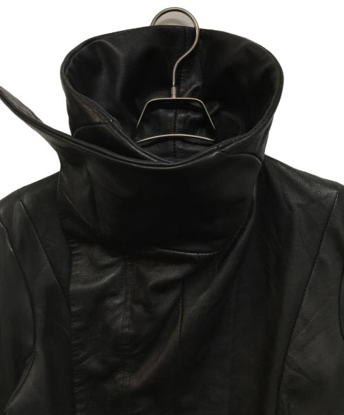 EKAM（エカム）EKAM (エカム) 変形ライダースジャケット ブラック サイズ:SIZE Ｓの古着・服飾アイテム