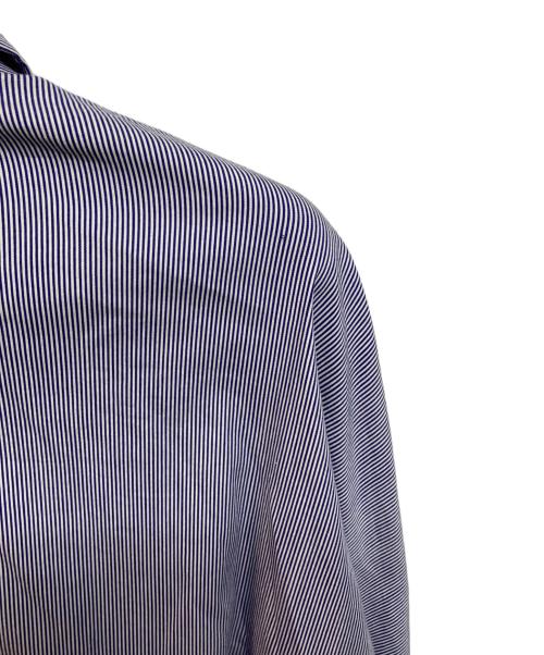 DEUXIEME CLASSE（ドゥーズィエム クラス）DEUXIEME CLASSE (ドゥーズィエム クラス) ストライプドロップショルダーシャツ ブルー サイズ:-の古着・服飾アイテム