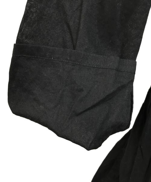 maison de soil（メゾンドソイル）maison de soil (メゾンドソイル) 前後ピンタックブラウス ブラック サイズ:Lの古着・服飾アイテム