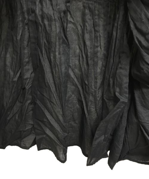 maison de soil（メゾンドソイル）maison de soil (メゾンドソイル) 前後ピンタックブラウス ブラック サイズ:Lの古着・服飾アイテム