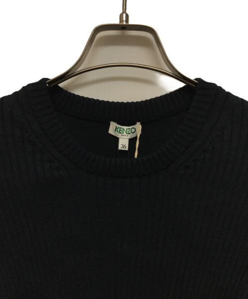 KENZO（ケンゾー）KENZO (ケンゾー) ニット切替ワンピース ネイビー サイズ:SIZE 36 未使用品の古着・服飾アイテム
