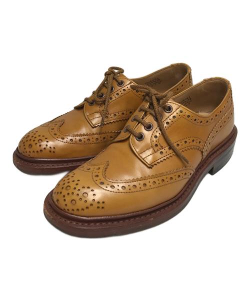 Tricker's（トリッカーズ）Tricker's (トリッカーズ) BOURTONウィングチップシューズ ブラウン サイズ:UK5.5の古着・服飾アイテム