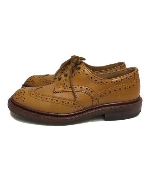 Tricker's（トリッカーズ）Tricker's (トリッカーズ) BOURTONウィングチップシューズ ブラウン サイズ:UK5.5の古着・服飾アイテム