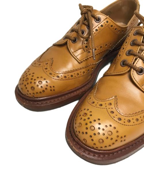 Tricker's（トリッカーズ）Tricker's (トリッカーズ) BOURTONウィングチップシューズ ブラウン サイズ:UK5.5の古着・服飾アイテム