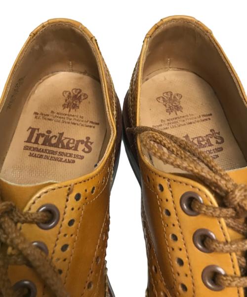 Tricker's（トリッカーズ）Tricker's (トリッカーズ) BOURTONウィングチップシューズ ブラウン サイズ:UK5.5の古着・服飾アイテム