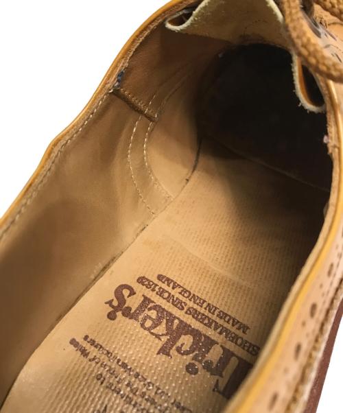 Tricker's（トリッカーズ）Tricker's (トリッカーズ) BOURTONウィングチップシューズ ブラウン サイズ:UK5.5の古着・服飾アイテム