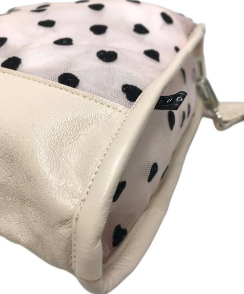 LUDLOW（ラドロー）LUDLOW (ラドロー) ミニハート チュールバッグ ライトピンクの古着・服飾アイテム