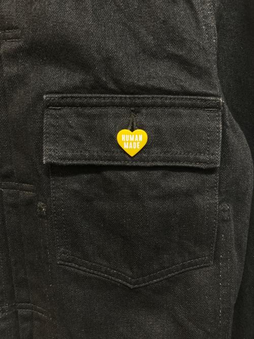 HUMAN MADE（ヒューマンメイド）HUMAN MADE (ヒューマンメイド) ASAP ROCKY (エイサップロッキー) HUMAN TESTING DENIM JACKET ブラック サイズ:SIZE Ｓの古着・服飾アイテム