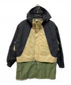 MISTER GENTLEMANミスタージェントルマン）の古着「ナイロンコート」｜カーキ×ベージュ