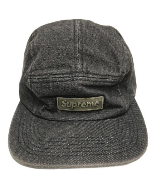 SUPREME（シュプリーム）Supreme (シュプリーム) 18SS Metal Plate Camp Cap ブラックの古着・服飾アイテム