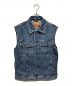 DIESELディーゼル）の古着「D-Barcy-Sm デニムベスト」｜インディゴ