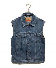 DIESEL（ディーゼル）の古着「D-Barcy-Sm デニムベスト」｜インディゴ