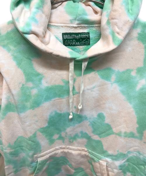 BROWN by 2-tacs（ブラウンバイツータックス）BROWN by 2-tacs (ブラウンバイツータックス) GYM hoodie (Dyeing) マルチカラー サイズ:Lの古着・服飾アイテム