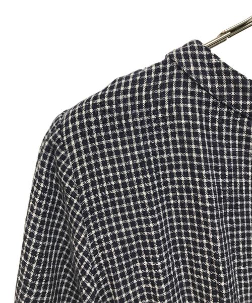fog linen work（フォグリネンワーク）fog linen work (フォグリネンワーク) ブラウスリネンワンピース ネイビー サイズ:Freeの古着・服飾アイテム