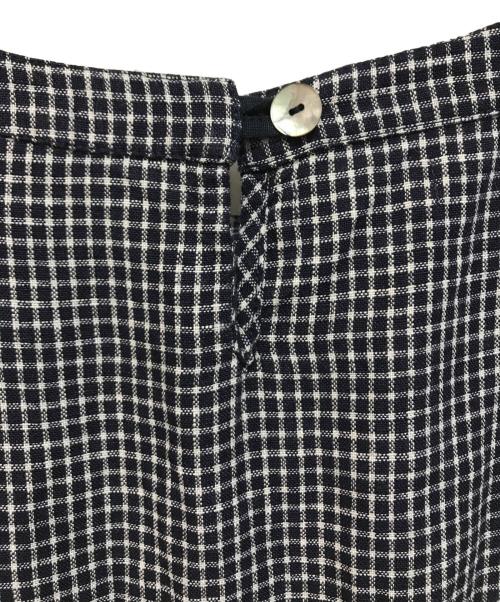 fog linen work（フォグリネンワーク）fog linen work (フォグリネンワーク) ブラウスリネンワンピース ネイビー サイズ:Freeの古着・服飾アイテム