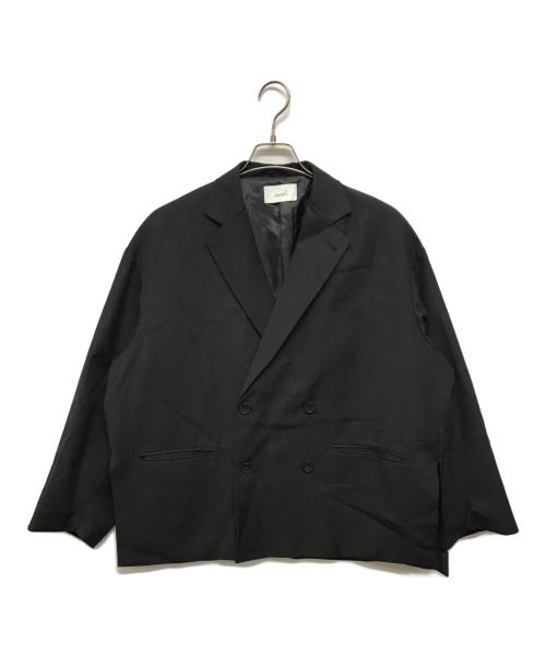 soerte（ソエルテ）soerte (ソエルテ) Oversized double-breasted jacket ブラック サイズ:1の古着・服飾アイテム