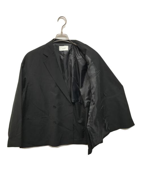 soerte（ソエルテ）soerte (ソエルテ) Oversized double-breasted jacket ブラック サイズ:1の古着・服飾アイテム