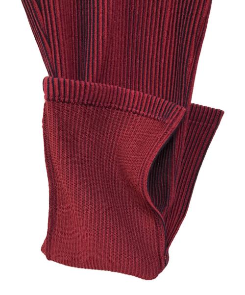 jieda（ジエダ）Jieda (ジエダ) RIPPLE EASY SLACKS レッド サイズ:1の古着・服飾アイテム