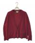 Jieda（ジエダ）の古着「RIPPLE CARDIGAN」｜レッド