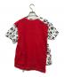 COMME des GARCONS COMME des GARCONS (コムデギャルソン コムデギャルソン) 切替総柄Tシャツ ホワイト×ブラック サイズ:S：5000円