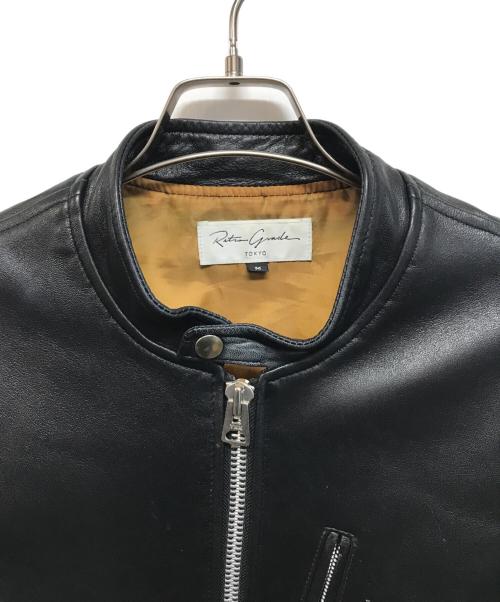 Retro Grade（レトログレード）Retro Grade (レトログレード) シングルレザージャケット ブラック サイズ:SIZE Mの古着・服飾アイテム