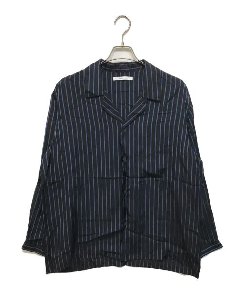 Product Twelve（プロダクトトゥエルブ）Product Twelve (プロダクトトゥエルブ) ストライプシャツ ブラック サイズ:SIZE 2の古着・服飾アイテム