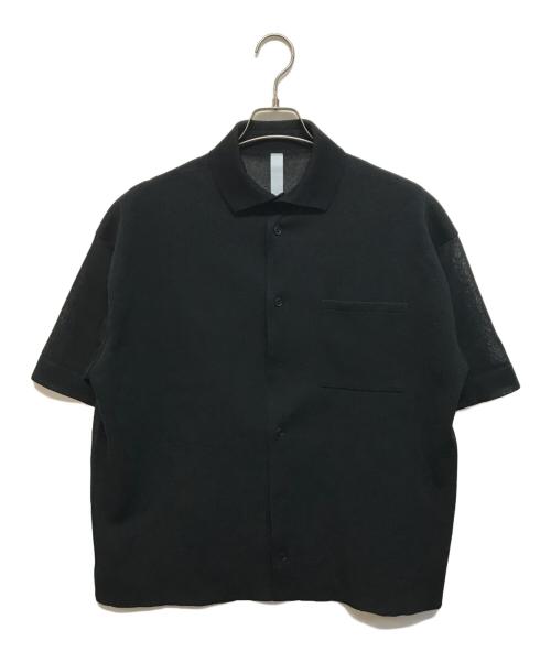 CFCL（シーエフシーエル）CFCL (シーエフシーエル) TC MILAN RIB SHORT SLEEVE SHIRT ブラック サイズ:SIZE 5の古着・服飾アイテム