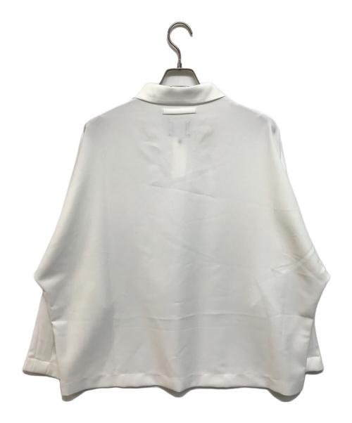 UNITED ARROWS & SONS（ユナイテッドアローズ アンド サンズ）UNITED ARROWS & SONS (ユナイテッドアローズ アンド サンズ) S/T PL SHIRT ホワイト サイズ:SIZE Lの古着・服飾アイテム