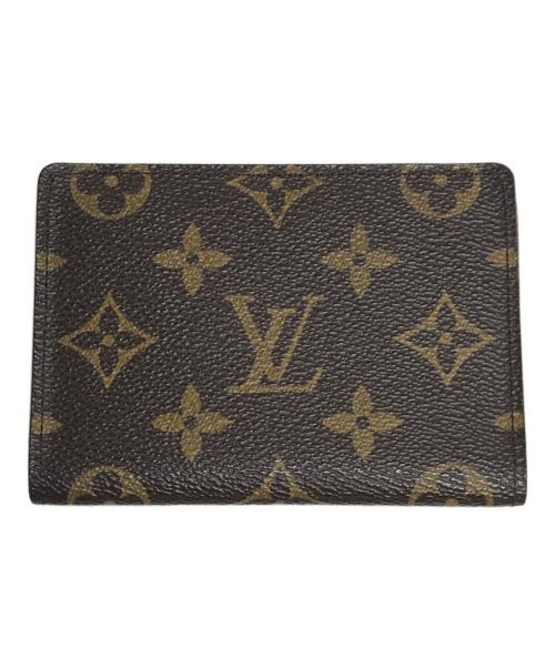 LOUIS VUITTON（ルイ ヴィトン）LOUIS VUITTON (ルイ ヴィトン) ポルト2カルト・ヴェルティカル ブラウンの古着・服飾アイテム