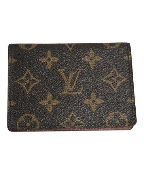 LOUIS VUITTON（ルイ ヴィトン）LOUIS VUITTON (ルイ ヴィトン) ポルト2カルト・ヴェルティカル ブラウンの古着・服飾アイテム