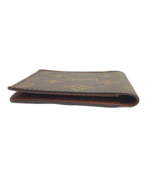 LOUIS VUITTON（ルイ ヴィトン）LOUIS VUITTON (ルイ ヴィトン) ポルト2カルト・ヴェルティカル ブラウンの古着・服飾アイテム