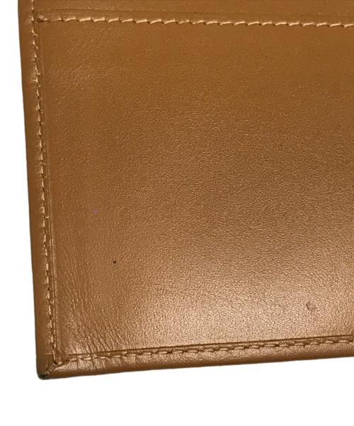 CELINE（セリーヌ）CELINE (セリーヌ) マカダム柄カがま口ウォレット ブラウンの古着・服飾アイテム