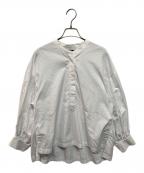 SINMEシンメ）の古着「ボリュームシャツ」｜ホワイト