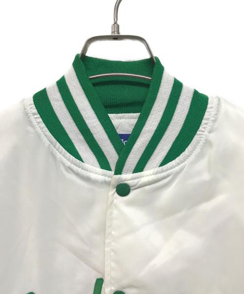 Holloway（ホロウェイ）Holloway (ホロウェイ) 90s中綿スタジャン ホワイト サイズ:XLの古着・服飾アイテム