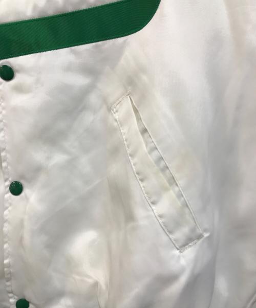 Holloway（ホロウェイ）Holloway (ホロウェイ) 90s中綿スタジャン ホワイト サイズ:XLの古着・服飾アイテム