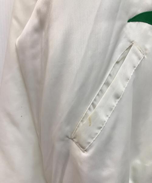 Holloway（ホロウェイ）Holloway (ホロウェイ) 90s中綿スタジャン ホワイト サイズ:XLの古着・服飾アイテム